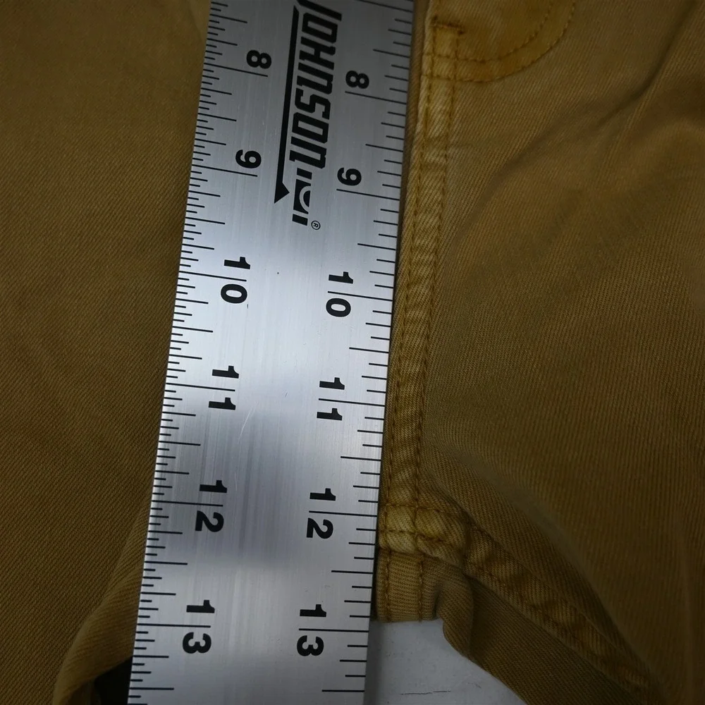 Mugsy 42x30 Yellow Stretch Denim Scouts Slim Mens Jeans